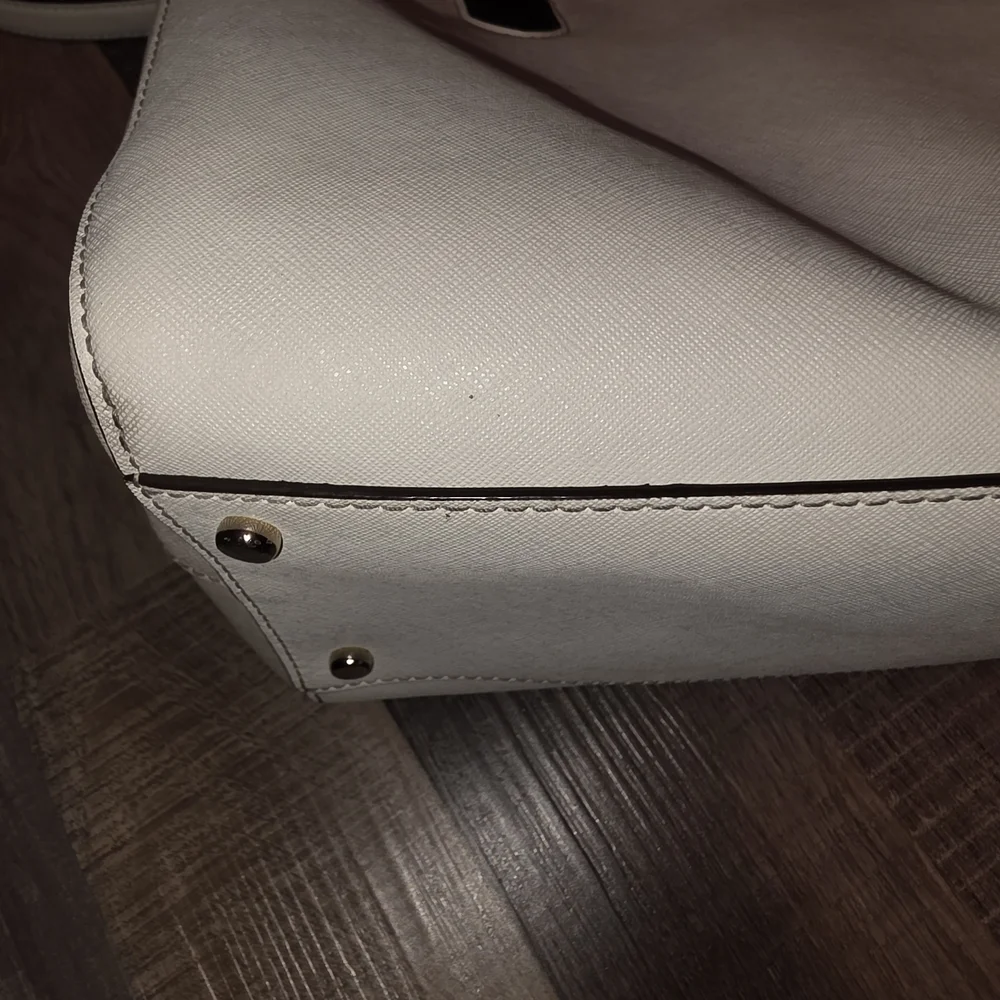 Kate Spade Cream and Black Satchel - Picture 3 of 13